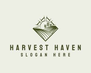  Agriculture Farm Field logo design