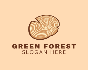 Tree Wood Lumberjack logo design