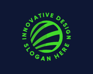 Global Tech Innovation Sphere logo design