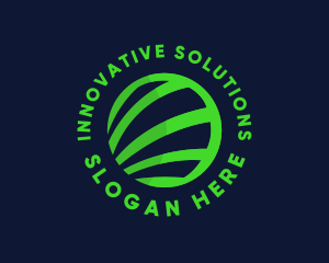 Global Tech Innovation Sphere logo design