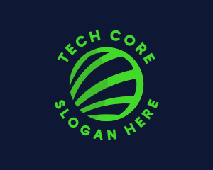 Global Tech Innovation Sphere logo design