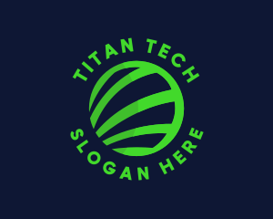 Global Tech Innovation Sphere logo design