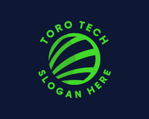 Global Tech Innovation Sphere logo design