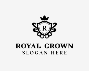 Academy Royal Shield logo design