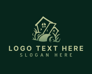 Farming - Lawn Landscaping Mower logo design