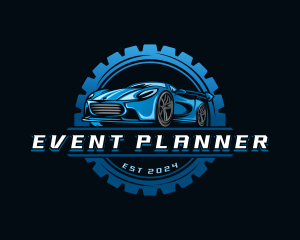 Engine - Car Gear Mechanic logo design