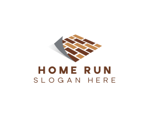 Tile Flooring Construction logo design