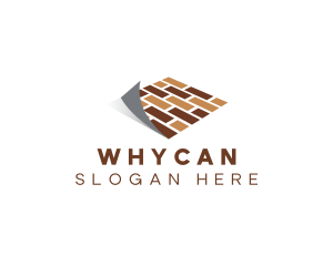 Bricklaying - Tile Flooring Construction logo design