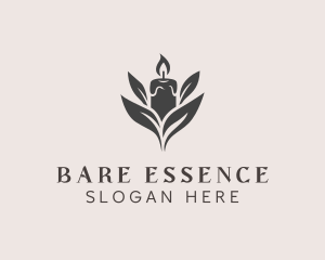 Wax Candle Light logo design