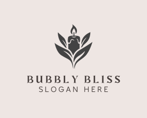 Wax Candle Light logo design