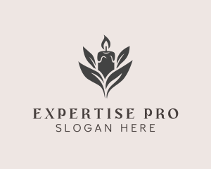 Wax Candle Light logo design