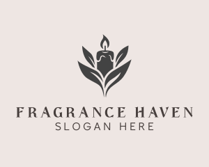 Wax Candle Light logo design