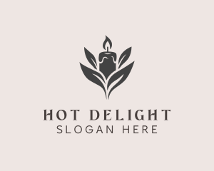 Wax Candle Light logo design