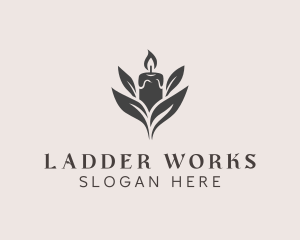 Wax Candle Light logo design