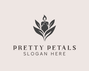 Wax Candle Light logo design