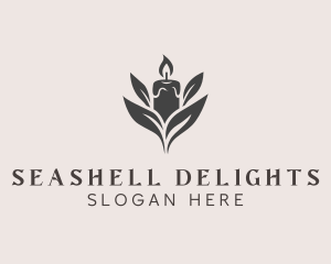 Wax Candle Light logo design