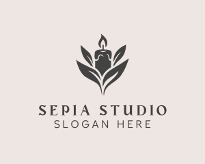 Wax Candle Light logo design