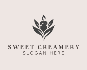 Wax Candle Light logo design