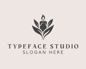 Wax Candle Light logo design