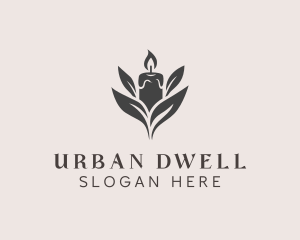 Wax Candle Light logo design