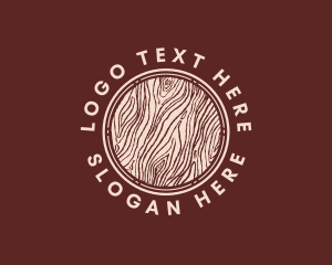 Log - Wood Log Lumber logo design