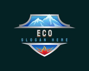 Mountain Ice Fire Logo