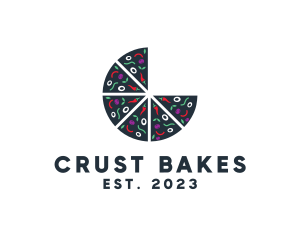 Crust - Chili Pizza Food logo design
