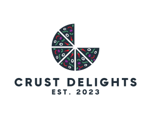 Crust - Chili Pizza Food logo design