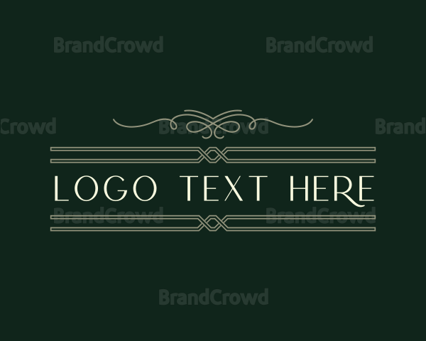 Luxury Traditional Signage Logo