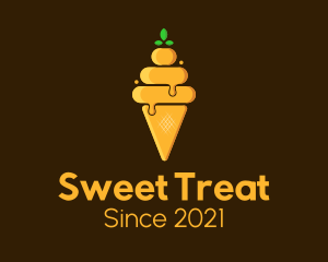 Sherbet - Organic Honey Ice Cream logo design