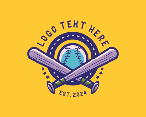 Badge - Baseball League Tournament logo design