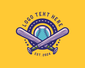 Baseball League Tournament Logo