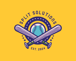 Baseball League Tournament Logo