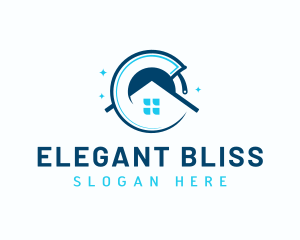 Squeegee - Squeegee Cleaning House logo design