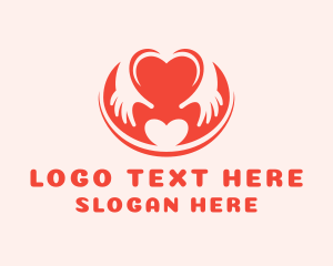 Hug - Heart Care Foundation logo design