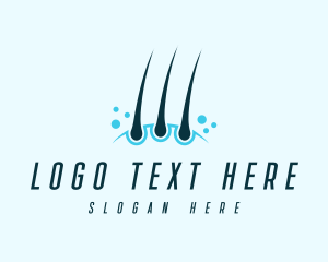 Grooming - Skin Hair Follicle logo design