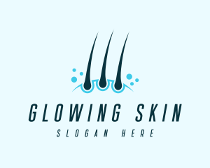 Skin Hair Follicle logo design