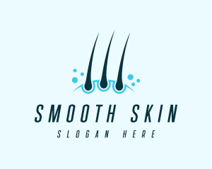 Skin Hair Follicle logo design