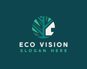 Eco Tree House logo design