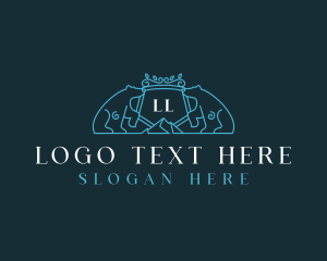 Elegant - Bear Crest  Premium logo design