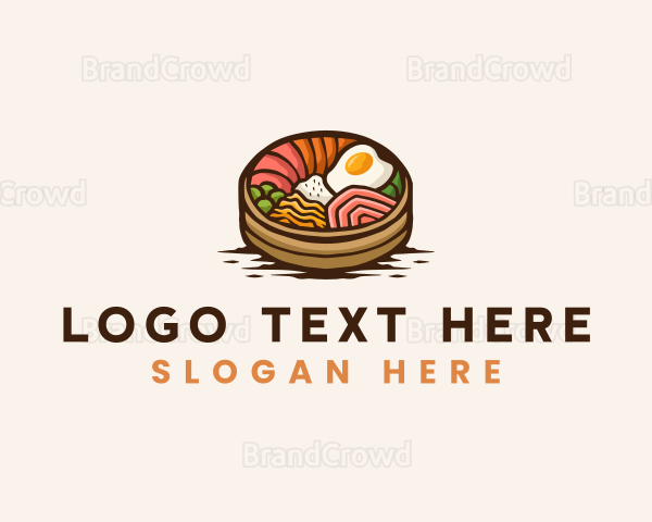 Asian Bibimbap Bowl Logo