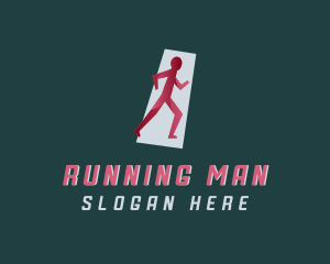 Running Athletic Varsity logo design
