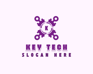 Tech Cybersecurity App logo design