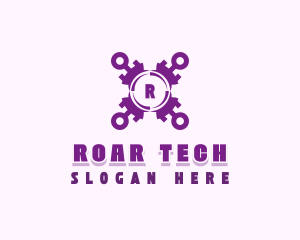 Tech Cybersecurity App logo design