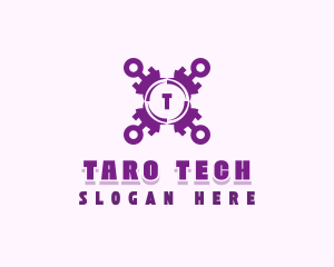 Tech Cybersecurity App logo design