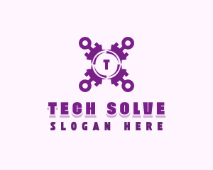 Tech Cybersecurity App logo design