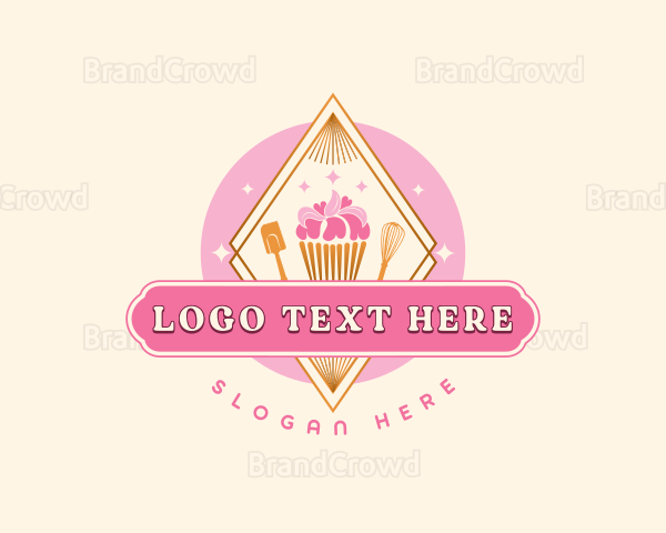 Cupcake Muffin Baking Logo