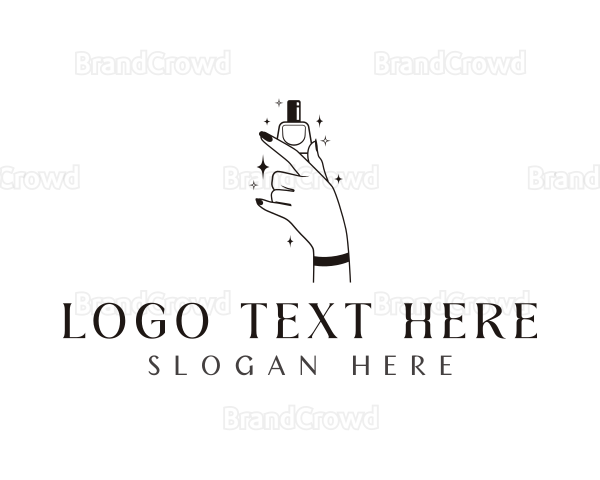 Nail Polish Fingernail Logo