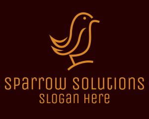 Brown Sparrow Aviary logo design