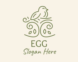 Organic Products - Happy Nature Bird logo design